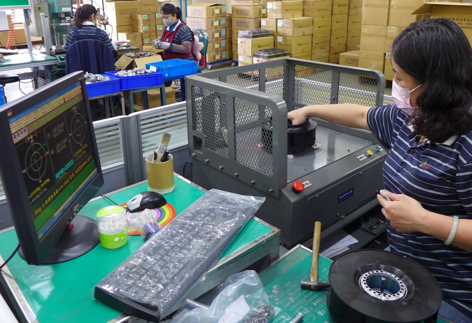 检测交流散热风扇 以3轴、双面取得更精准 扇叶平衡数据